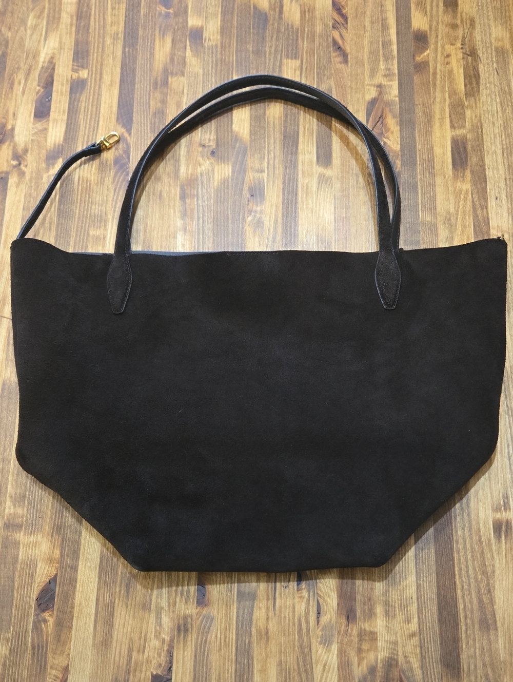 Madewell Suede Shopper Tote Dark Carob